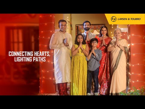 Connecting hearts, lighting paths - Happy Diwali from L&T
