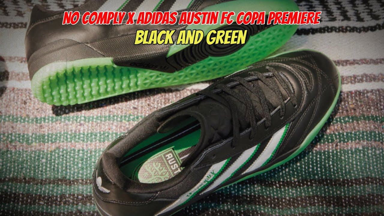 adidas gazelle silver green womens Adidas x No Comply x Austin FC Copa Premiere Shoes - Core Black / FTWR
