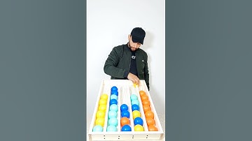 Fun & Chaos: Color Ball Sorting Challenge 🟢🔴🟡🔵 #shorts #ytshorts #games #satisfying #teamaxim