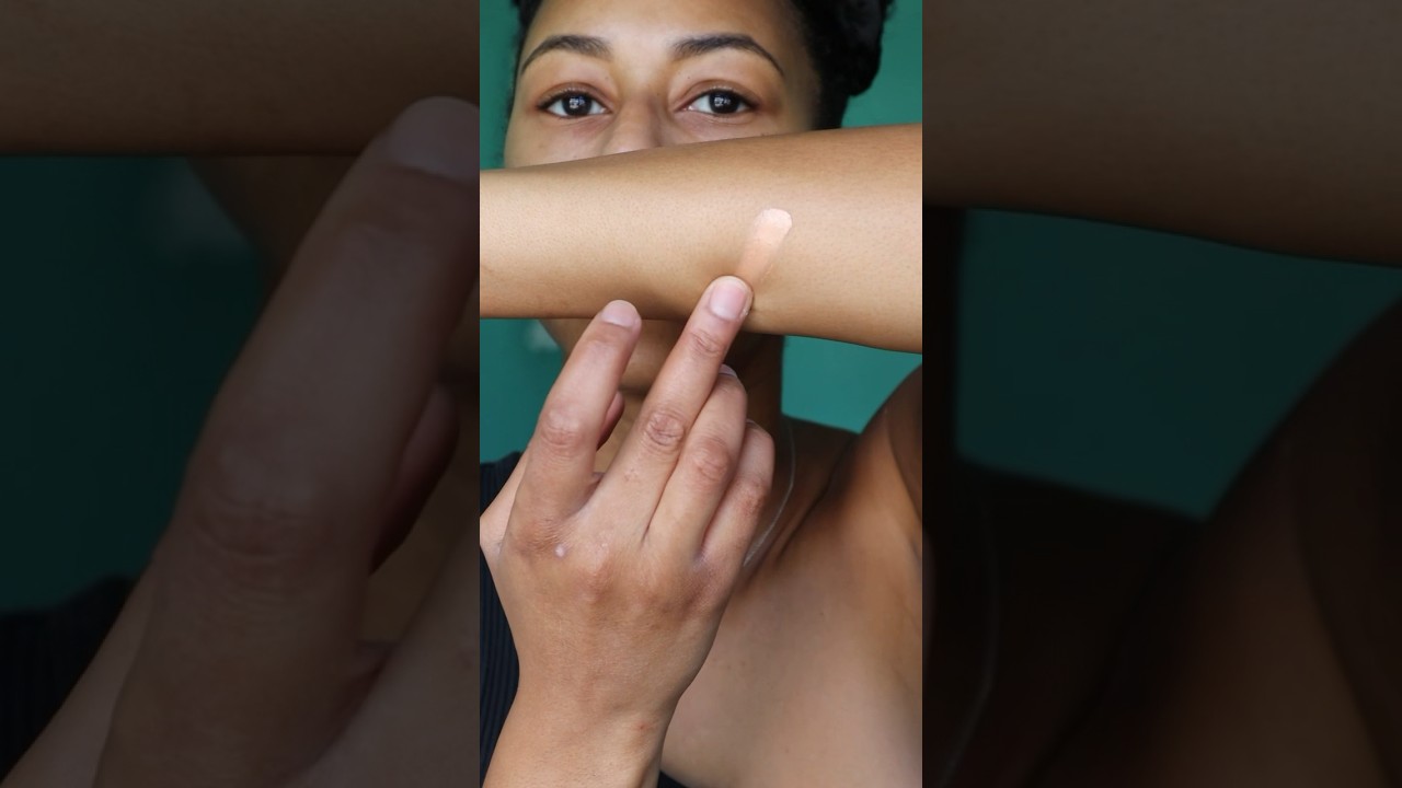 NEW ELF COSMETICS PUTTY COLOR-CORRECTING EYE BRIGHTENER - MEDIUM/TAN & TAN/DEEP TRY ON