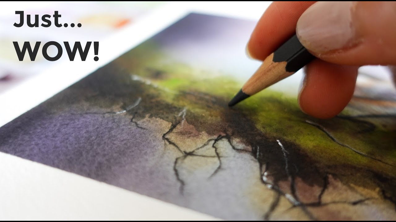 Эта акварельная техника меняет правила игры!