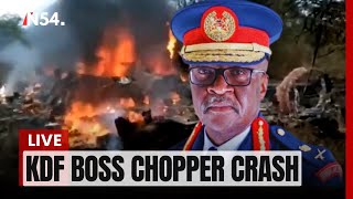 Breaking News! Francis Ogolla Is Dead, Chopper Carrying KDF General Crashes In West Pokot | News54