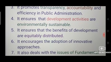 OBJECTIVE of DEVELOPMENT Administration. #publicadministrationforupsc
