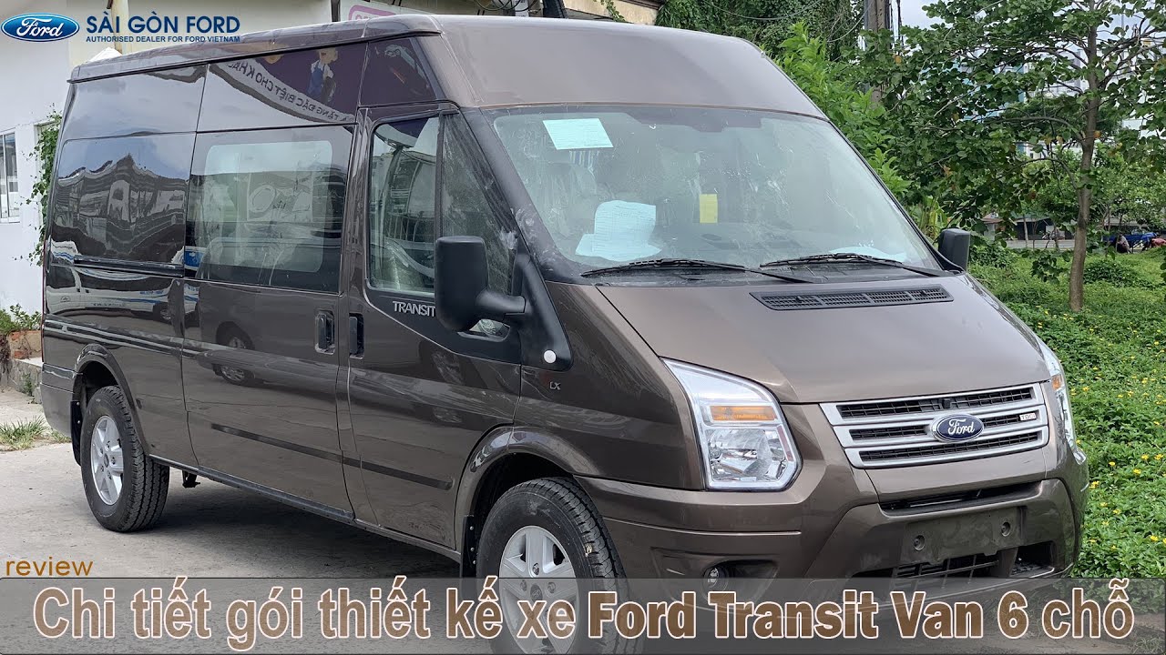 Ford Transit Van 2021 bản 6 chỗ ngồi chứa tải 945kg,... - youtube