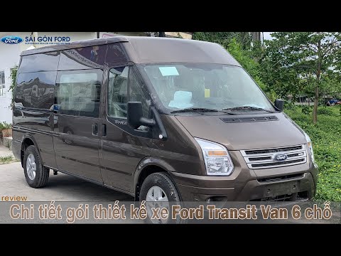 Video Ford Transit Van 2021 bản 6 chỗ ngồi chứa tải 945kg,... - youtube