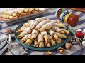 Cornulete fragede cu gem de caise si nuca 🥰 Reteta perfecta pentru sarbatori 🎄