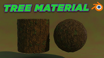 precedural Mossy Tree Bark in Blender