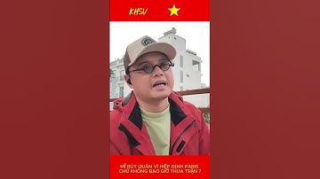 Mĩ rút quân vì hiệp định Paris, chứ không bao giờ thua trận ? | Kiêu Hùng Sử Việt