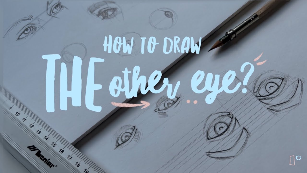 How To Draw Eyes – Real-Time, Calm Tutorial for Beginners - YouTube
