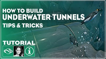 ▶ How to Build Underwater Tunnels in Planet Zoo Tutorial | Tips & Tricks |
