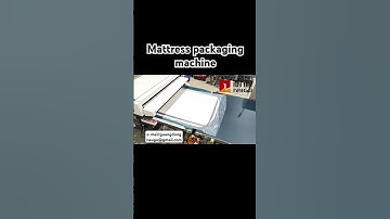 #Mattress packing machineSponge mattress compression wrapping machine#床墊#機械 #Механический матрас
