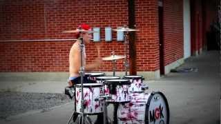 MGK'S Drummer behind stage