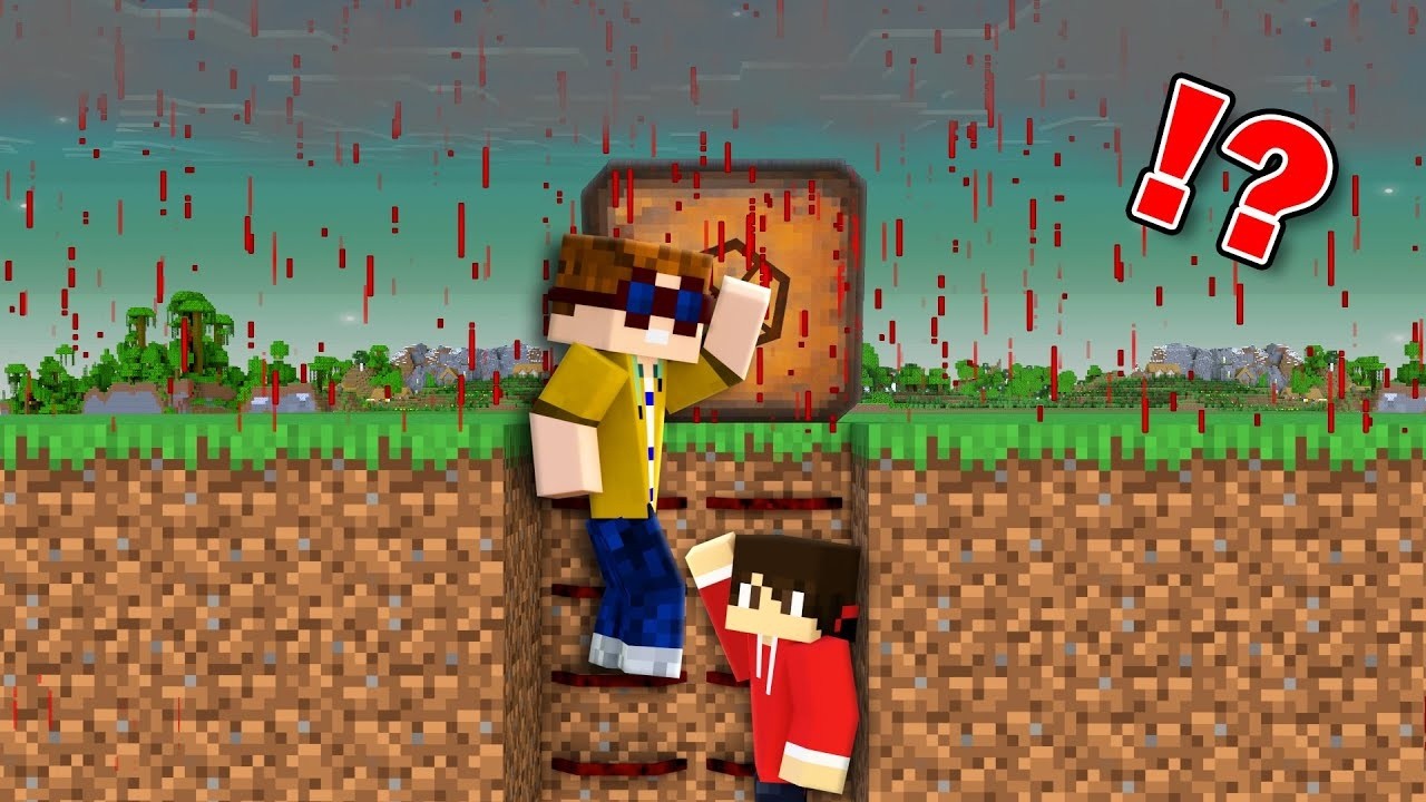 BLUTREGEN vs. SICHERSTER BUNKER! (Minecraft)