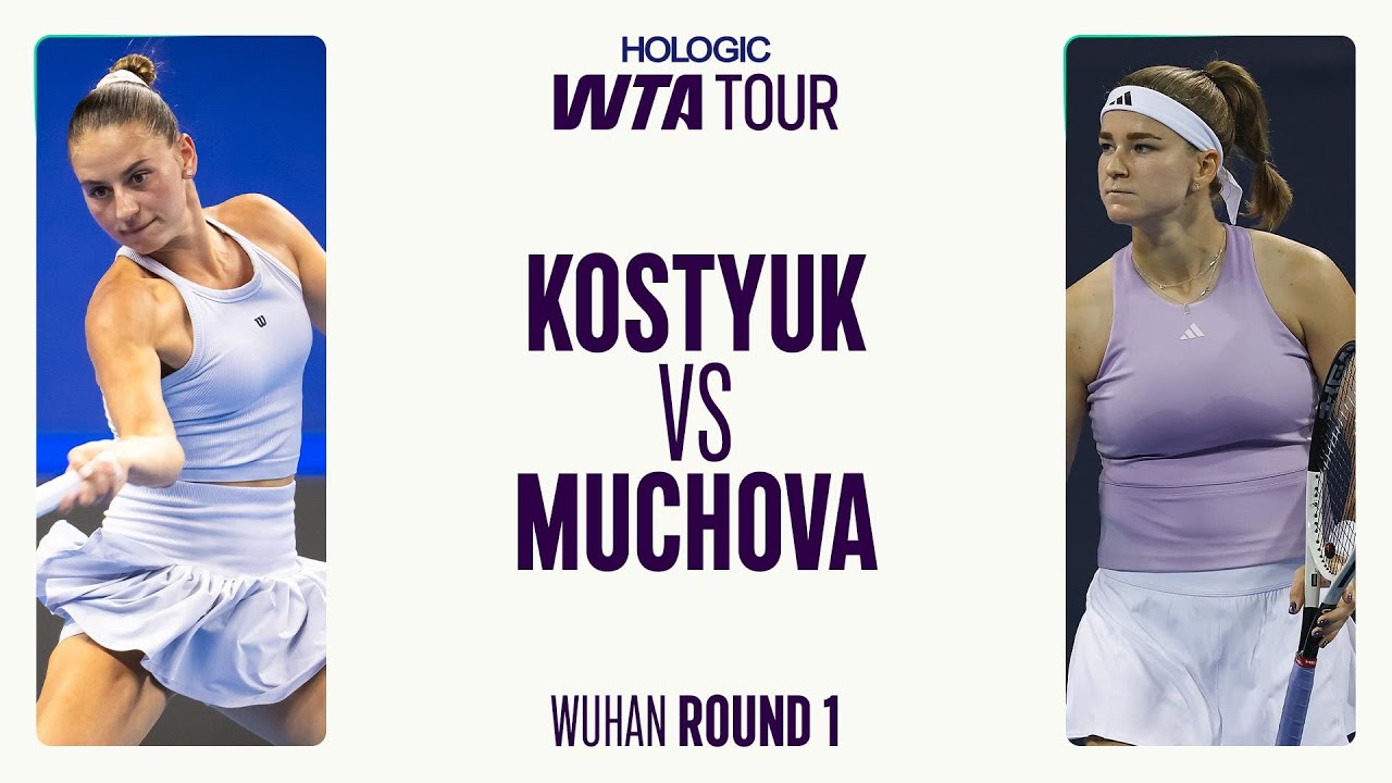 Марта Костюк против Каролины Мучовой | 2025 Ухань, раунд 1 | Обзор матча WTA