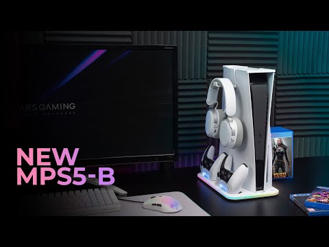 Soporte Multifunción RGB para PS5 MPS5-B | Mars Gaming