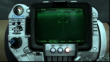 Infinite wasteland outside The Citadel in Fallout 3