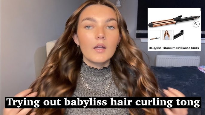 TESTING BABYLISS TITANIUM BRILLIANCE WAND | HAIR TUTORIAL | CURLING WAND -  YouTube