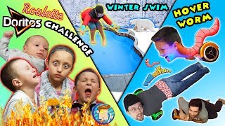 HOVERBOARD WORM \/ DORITOS ROULETTE CHALLENGE \/ WINTER COLD \/ FUNnel Vlog