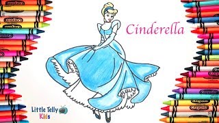cinderella drawing easy draw very princess
