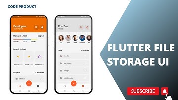 File Storage UI || Flutter || Code Product