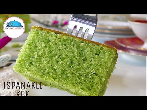 SÜNGER ISPANAKLI KEK Tarifi💯ÖNEMLİ PÜF NOKTASINI VERDİM✔Pasta Tarifleri#Masmavi3mutfakta