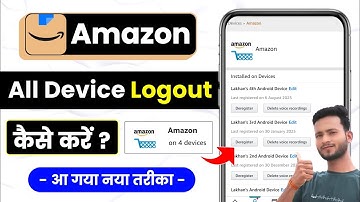amazon all devices logout 2025 | how to logout all devices on amazon | Smart Lakhan