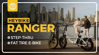 Step-Thru Fat-Tire Foldable E-Bike |  Heybike Ranger🚲