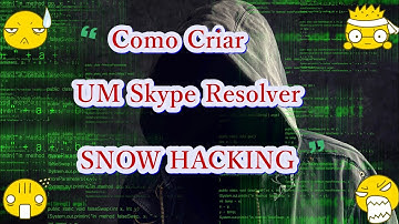 Como Criar um Skype Resolver !! Codigos na descrição