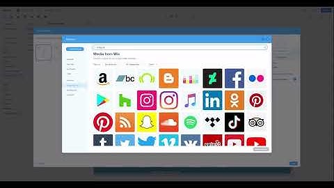 Wix Editor X Training - Social links + The Social Bar