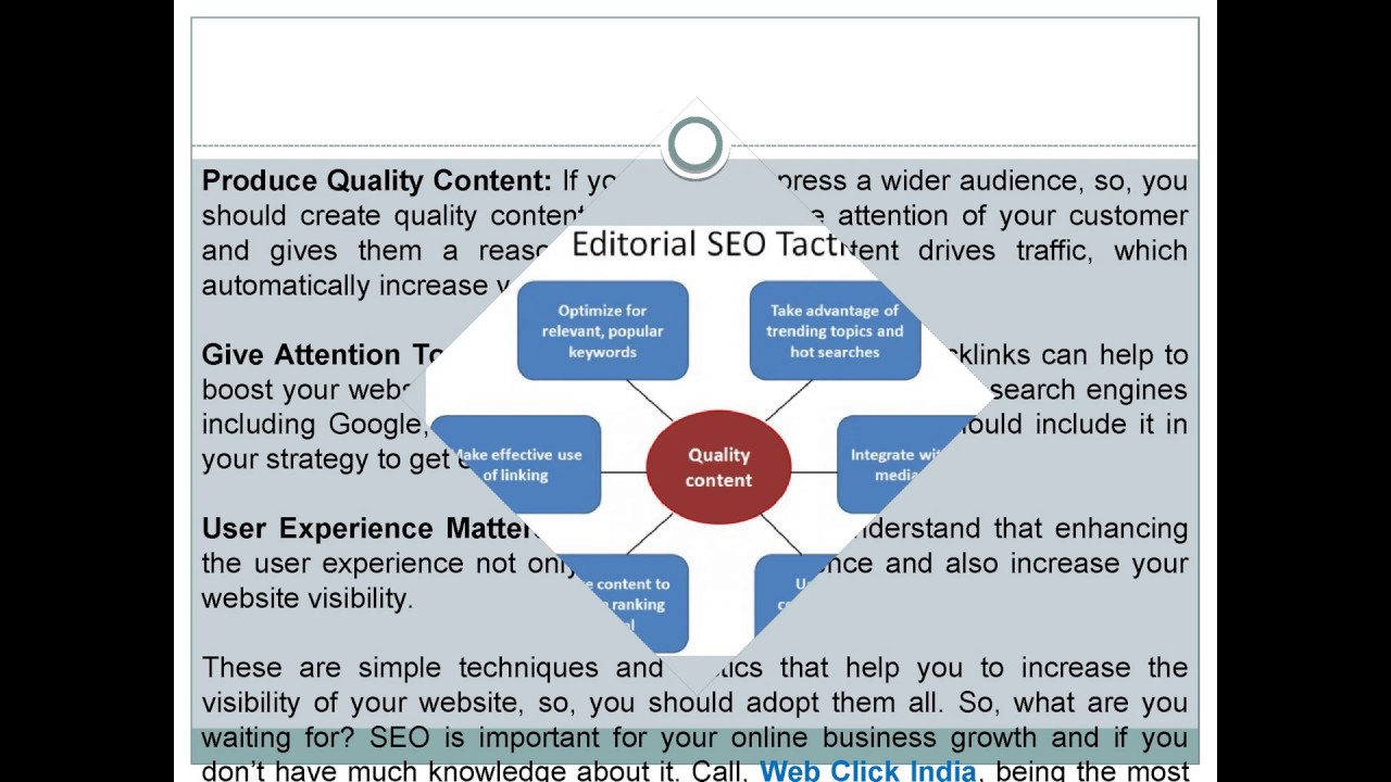 Simple SEO Techniques And Tactics