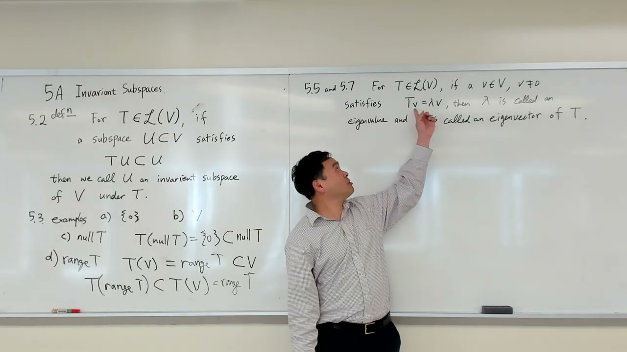 Invariant subspaces of an operator