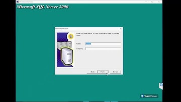 How to install SQL Server 2000 SP4 on Windows 10