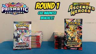 CUZ MADNESS BRACKET 2026 - ROUND 1 - 7) Prismatic Evolutions vs. 10) Ascended Heroes