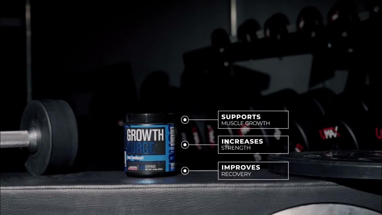 Growth Surge Creatine Post Workout Muscle Builder with Creatine Monohydrate, Betaine, via amazon