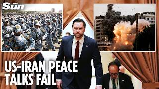 US and Iran FAIL to agree peace deal as talks break down leaving ceasefire on brink