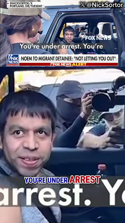 Noem CONFRONTS accused migrant pedophile during arrest