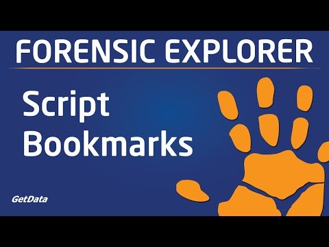 Generating Evidence Bookmarks From Scripts In Forensic Explorer