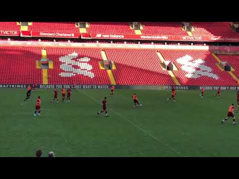 winning a penalty at the KOP end at Anfield