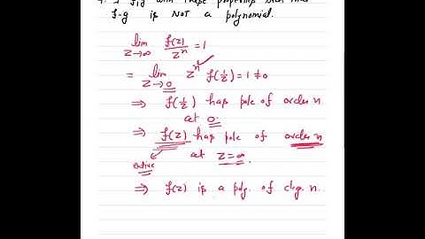 CSIR-NET(JRF)-Complex Analysis(Second Shift)-Part-B(2020).