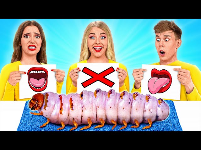 Bite, Lick or Nothing Challenge | Food Battle by Multi DO Challenge class=