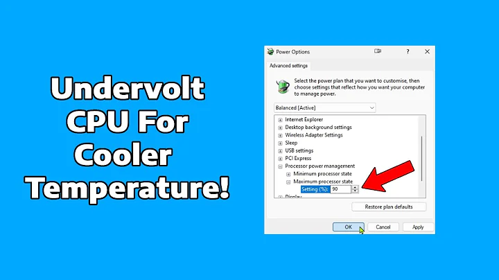 How to Underclock Your CPU For Lower Temperature