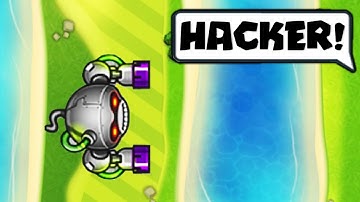 So I Trolled This Noob With This INSANE Tower... (Bloons TD Battles)