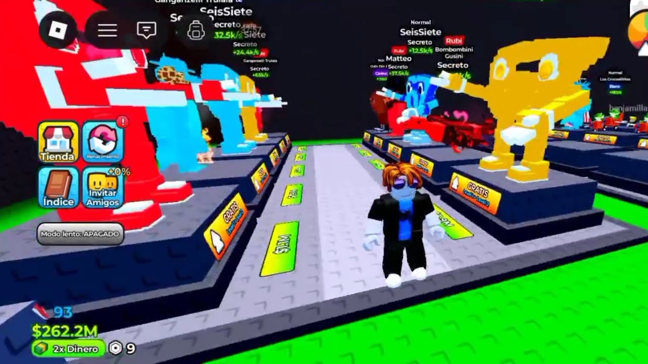 Soy un pro 🤩 Conseguí los mejores brainrots jugando corre por brainrots en Roblox 