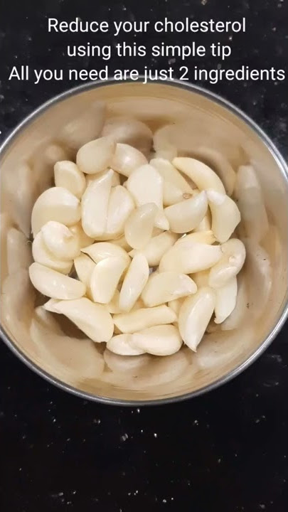 Reduce your cholesterol with this simple tip just 2 ingredients... This also helps to reduce high BP