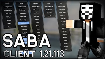 ⚡ Saba Hack Client 1.21.113 | Minecraft Bedrock Cheat Free Download 2025