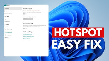 [FIXED] Mobile Hotspot Not Working in Windows 10/11