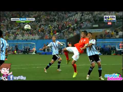 วีดีโอ: รอบชิงชนะเลิศ 1/8 ของฟุตบอลโลก 2014: เนเธอร์แลนด์ - เม็กซิโก