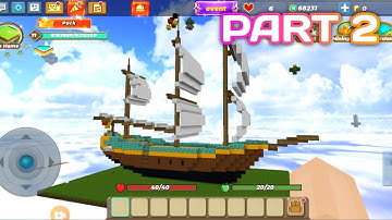 How to make ship in skyblock part 2 (Blockman go)