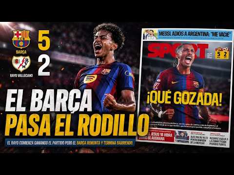 BARÇA THRASHES RAYO (5-2) + MESSI QUITS THE ARGENTINA NATIONAL TEAM
