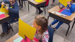First Grade - The Story of a Blue Bird - Mobile Activity